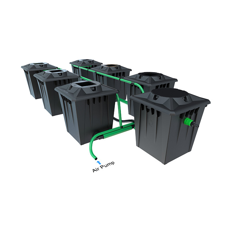 ALIEN RDWC BLACK 6POTS 20L TANK 120L