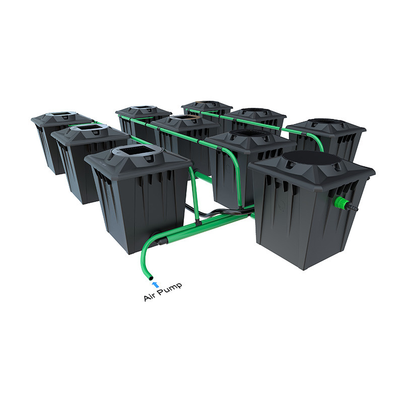 ALIEN RDWC BLACK 9POTS 20L TANK 120L