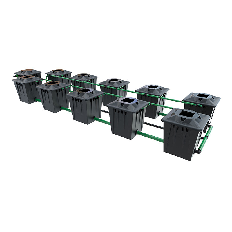 ALIEN RDWC BLACK 10POTS 20L RESERVOIR 120L
