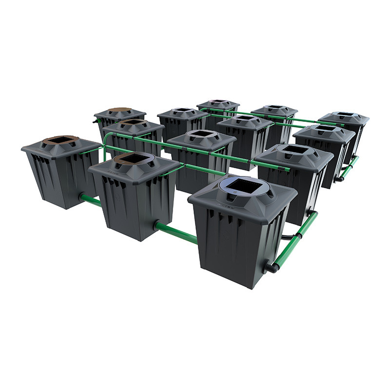 ALIEN RDWC BLACK 12POTS 20L RESERVOIR 120L
