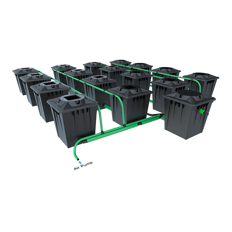 ALIEN RDWC BLACK 16POTS 20L RESERVOIR 280L