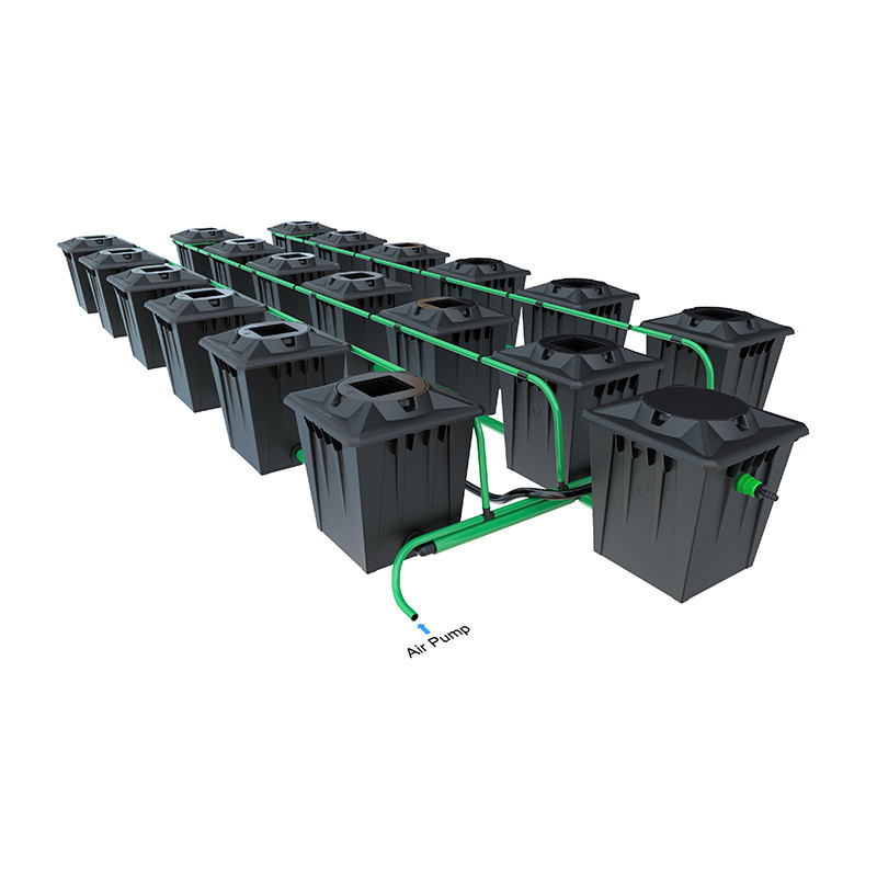 ALIEN RDWC BLACK 18POTS 20L TANK 280L