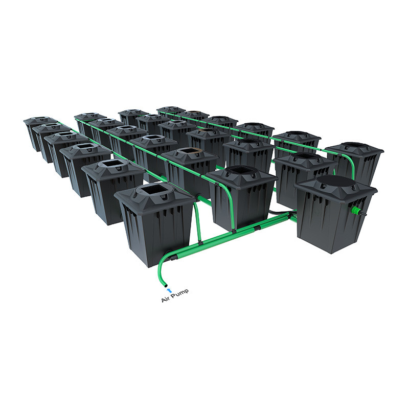 ALIEN RDWC BLACK 24POTS 20L RESERVOIR 280L