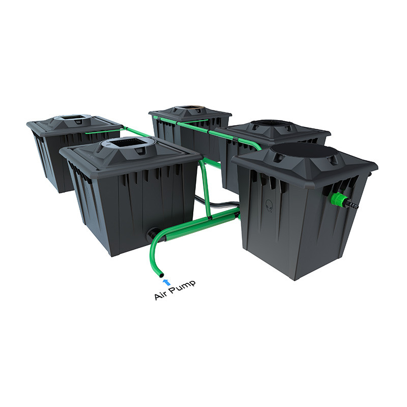 ALIEN RDWC BLACK 4POTS 36L RESERVOIR 120L