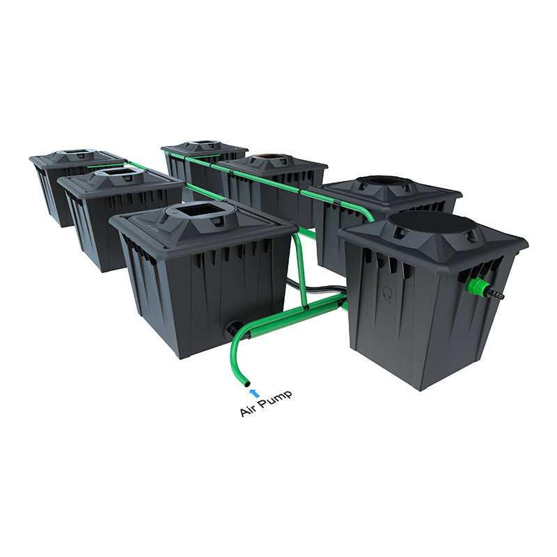ALIEN RDWC BLACK 6POTS 36L RESERVOIR 120L