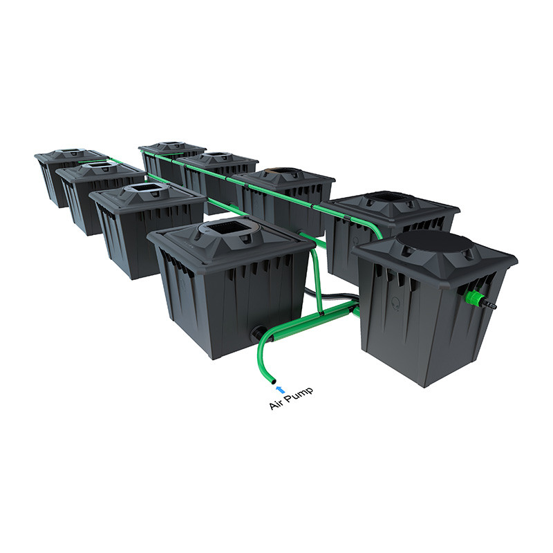ALIEN RDWC BLACK 8POTS 36L RESERVOIR 120L