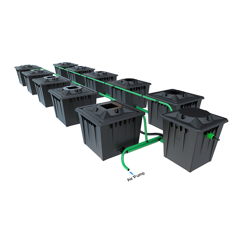 ALIEN RDWC BLACK 10POTS 36L RESERVOIR 120L