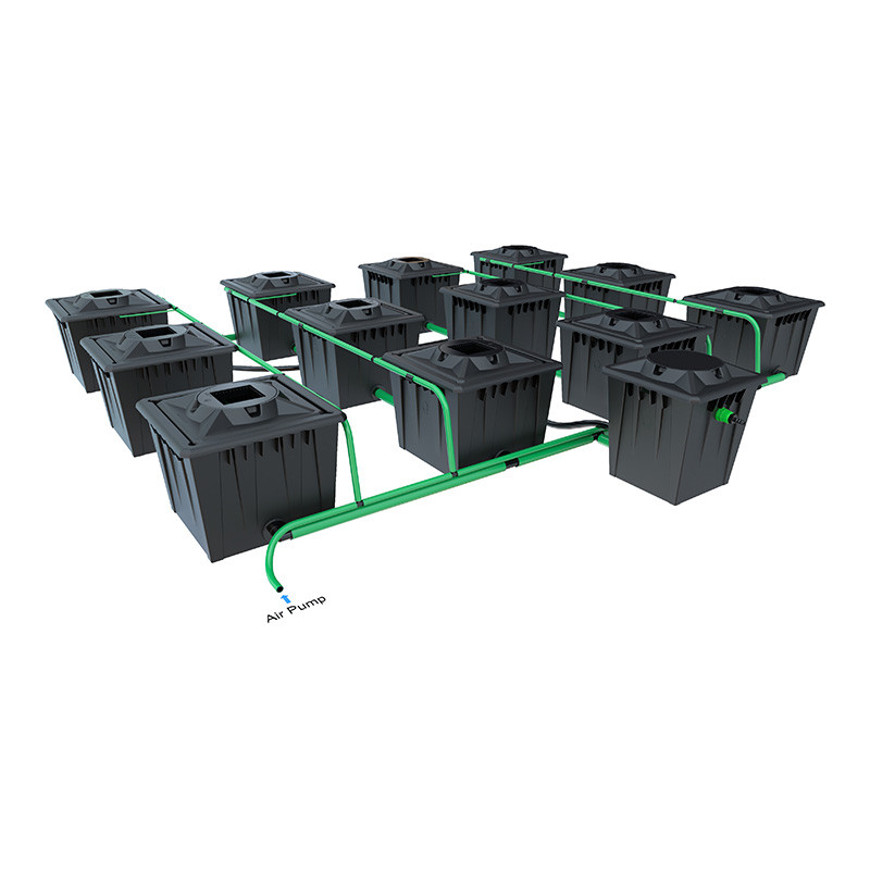ALIEN RDWC BLACK 12POTS 36L TANK 120L
