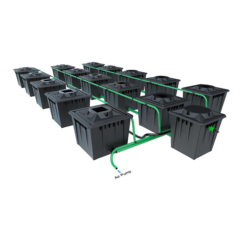 ALIEN RDWC BLACK 15POTS 36L TANK 280L