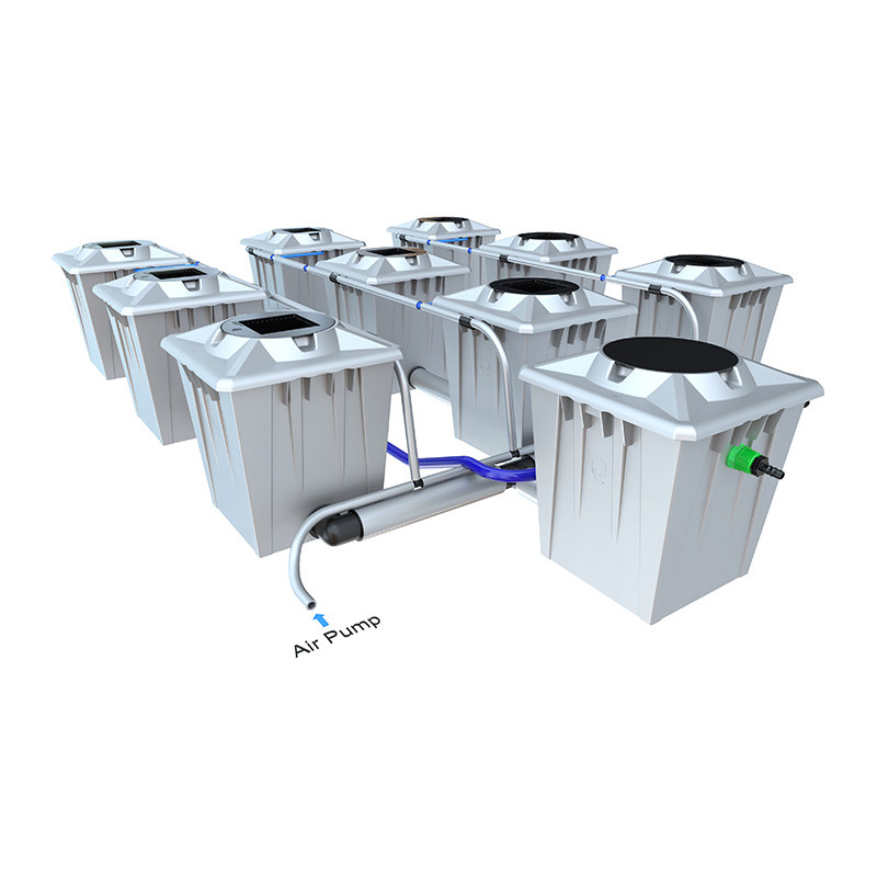 ALIEN RDWC PRO SILVER 9POTS 20L TANK 120L