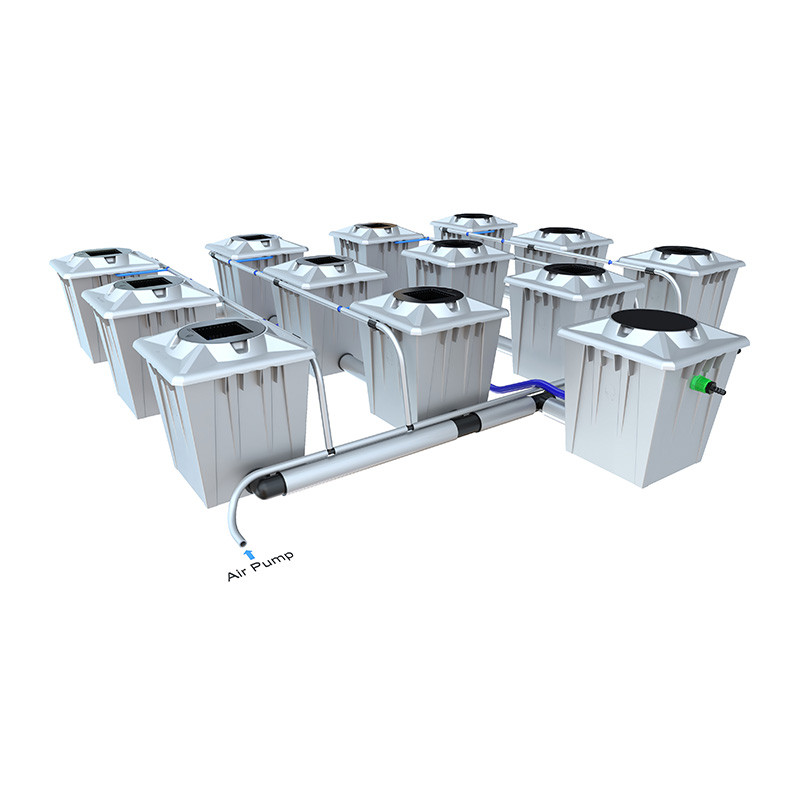 ALIEN RDWC PRO SILVER 12POTS 20L TANK 120L