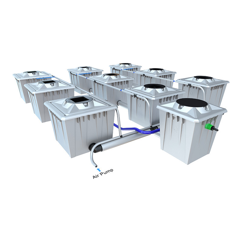ALIEN RDWC PRO SILVER 9POTS 36L TANQUE 120L