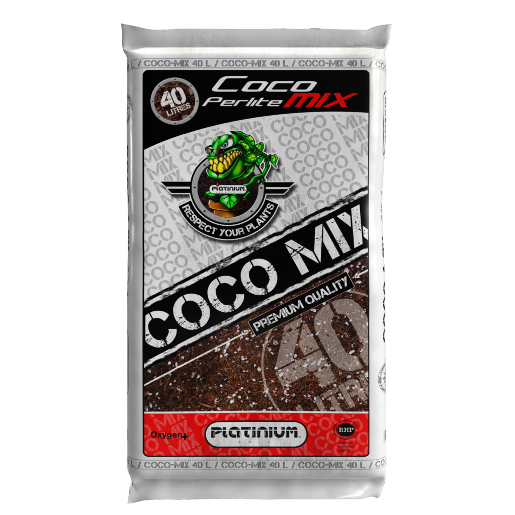 Platinium - Terreau Coco Mix Perlite - 40L - Fibre de coco avec perlite 10% , RHP pure qualité