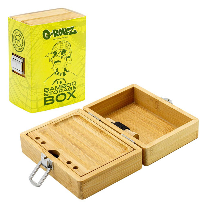 G-Rollz - Boite de rangement en bambou - 14x10x6cm