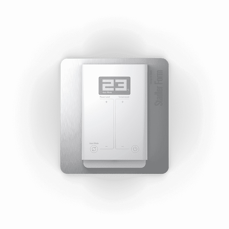 Ar & Eu - Aquecedor de espaços em cerâmica Paul - Branco - 30m² - Ar & Eu