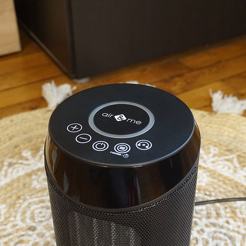 Air & Me - Lison Smart Connected Heater - Black - 30m