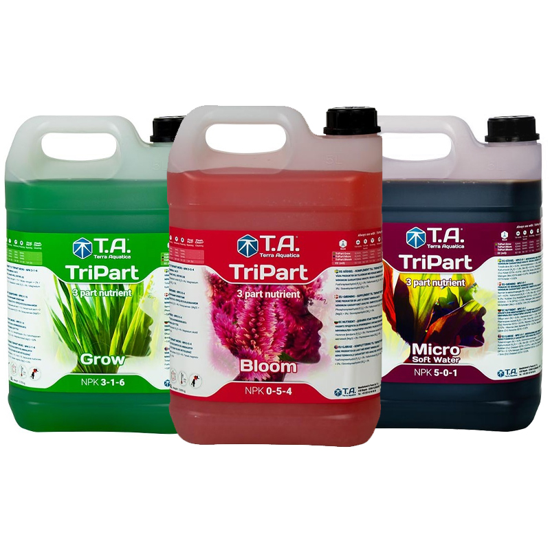 Terra Aquatica GHE - TriPart Flora SW Series Growth & Bloom - 5L