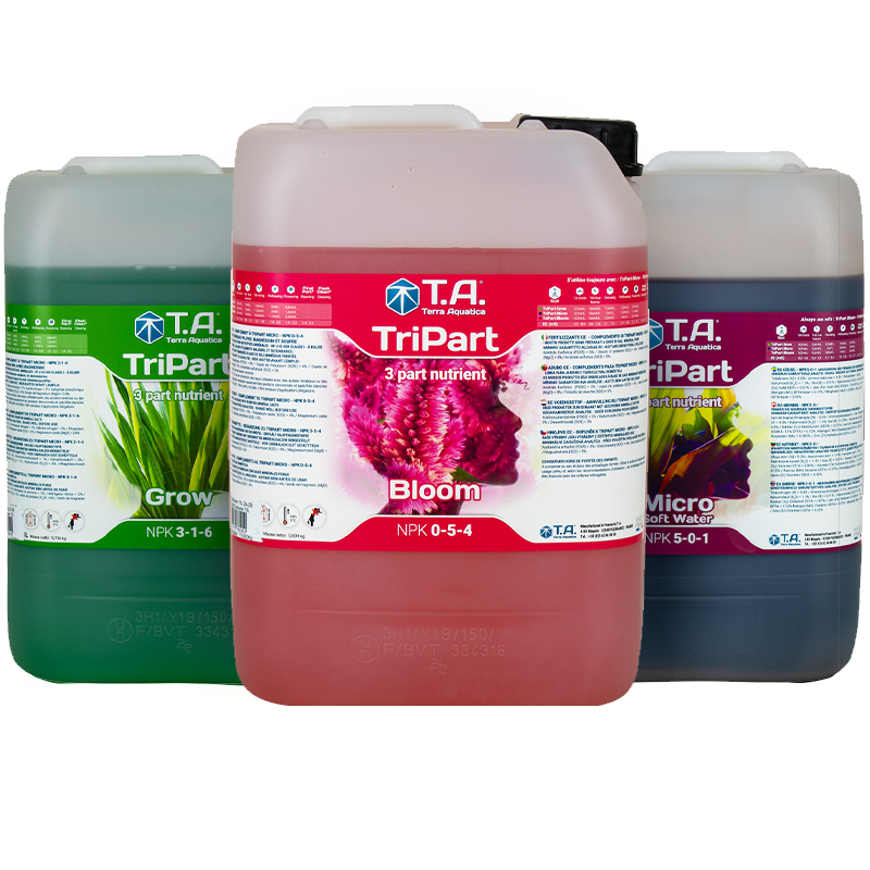 Terra Aquatica GHE - TriPart Flora Série SW Croissance et floraison - 10L