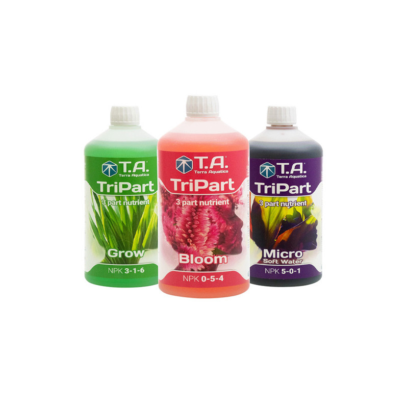 Terra Aquatica GHE - TriPart FLORA SERIES - 500 ml - Eau douce