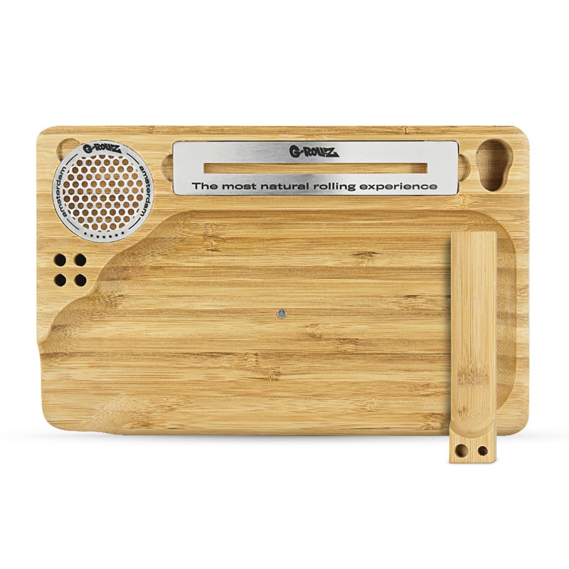 G-Rollz - Bamboo rolling tray - 24x15cm