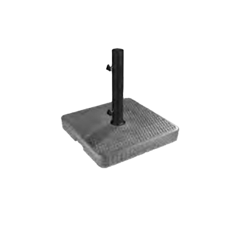 Hairie-Grandon - Pied de parasol rotin ton zinc 35 Kg