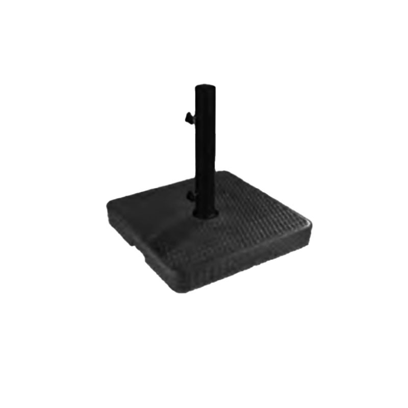 Hairie-Grandon - Pied de parasol aspect schiste - Ton ardoise 35 Kg