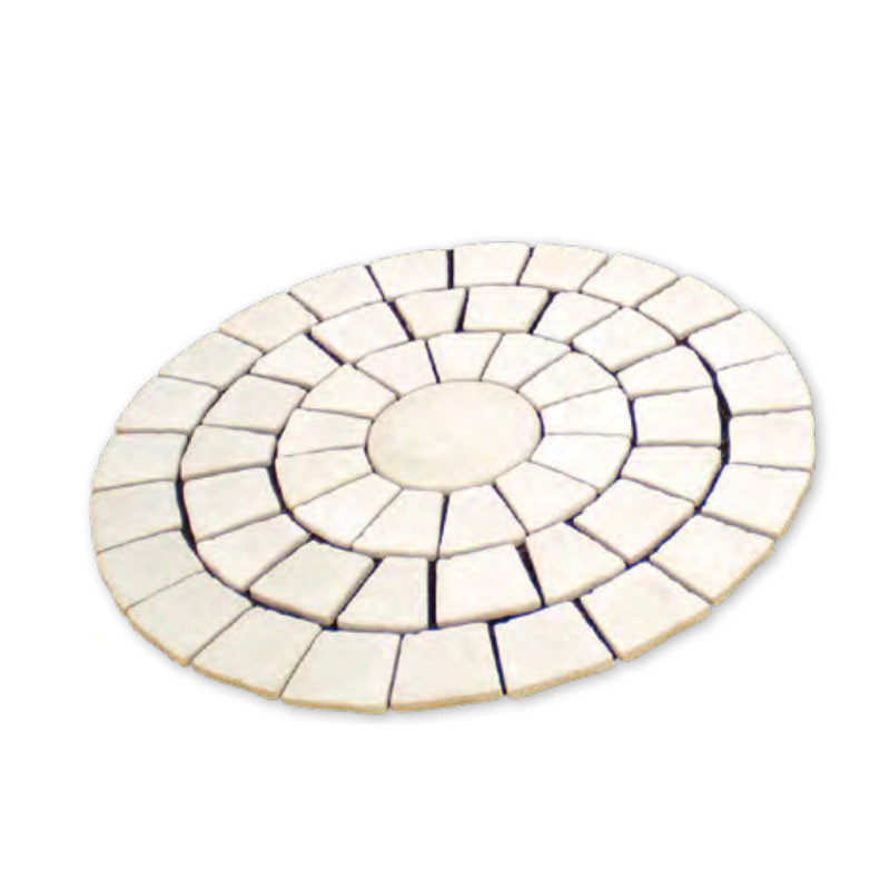 Hairie-Grandon - Rose window 18éme D 130 - Tono blanco