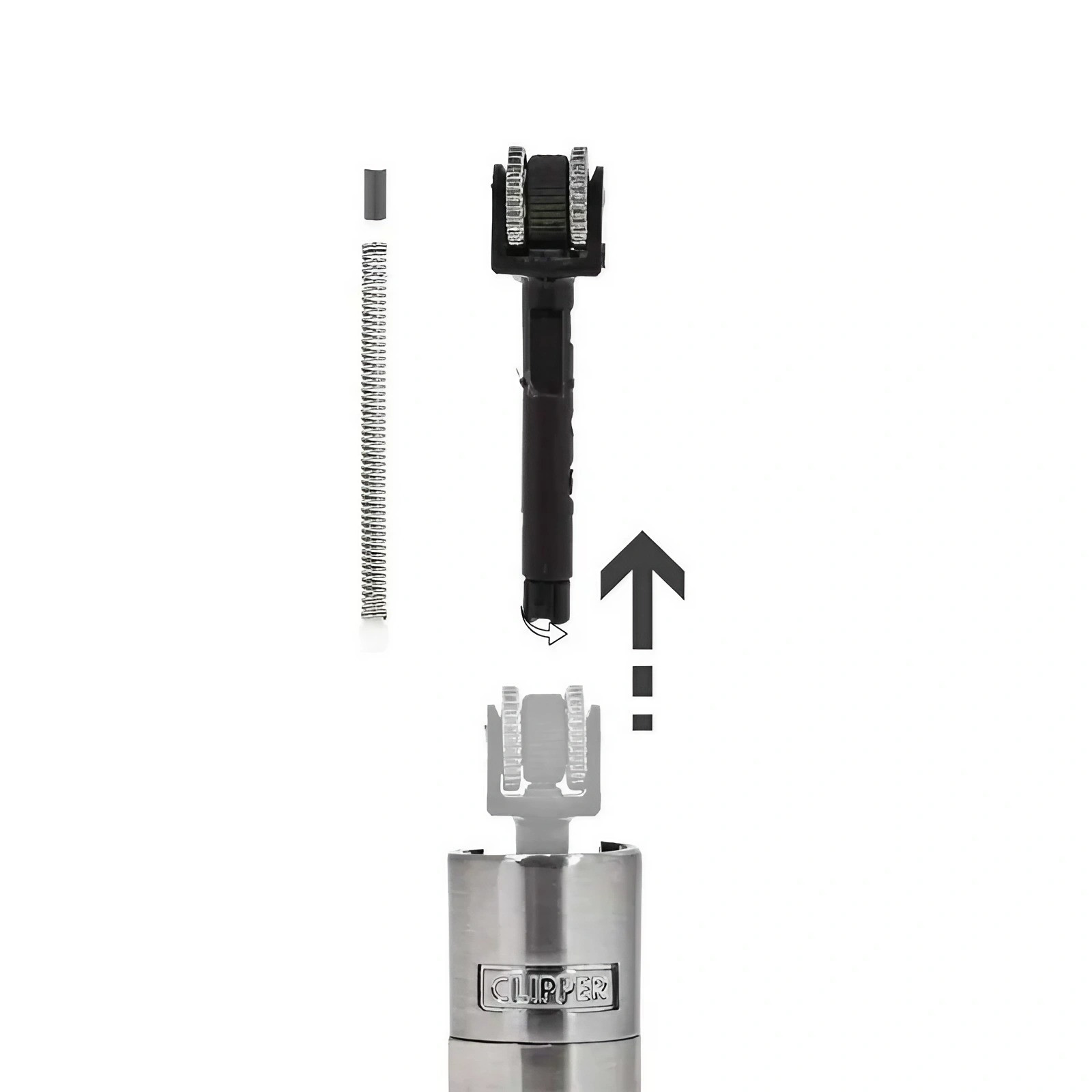 Briquet métal rechargeable CP11RH - Icy color - Clipper