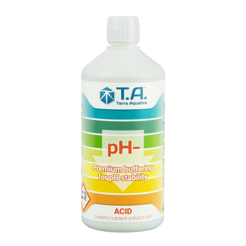 Terra Aquatica GHE - PH Down 1L acide ph régulateur pour abaisser le ph