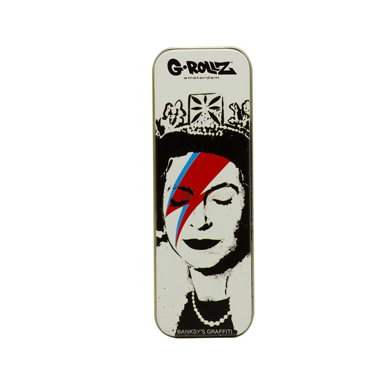 G-Rollz - Metalldose - Banksy's Graf - Lizzie Stardust - 12X4X2.5CM