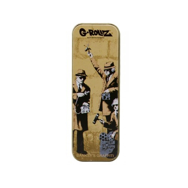 G-Rollz - Boite métal - Banksy's Graf - Spy booth - 12x4x2.5cm