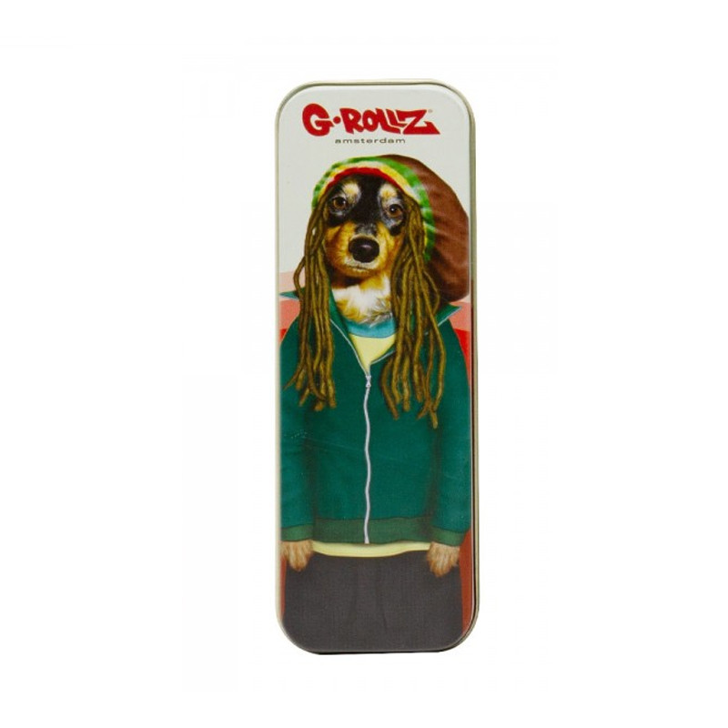 G-Rollz - Boite métal - Reggae pets rock - 12x4x2.5cm