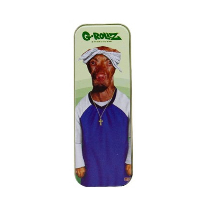 G-Rollz - Metal box - Small set 3 - Rap pets rock - 12X4X2.5CM