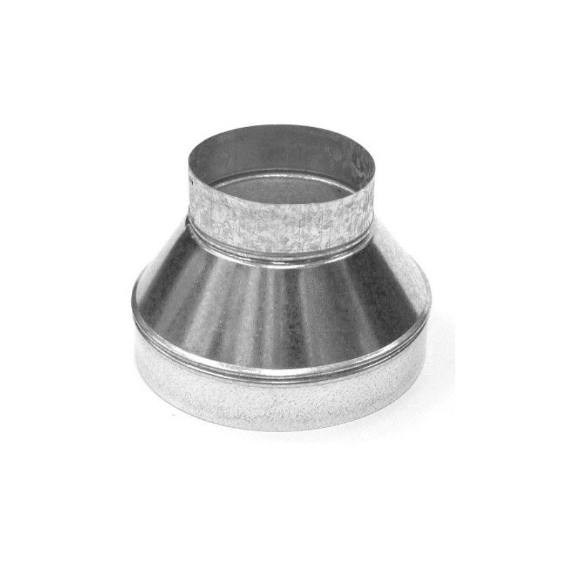 Réducteur de gaine 200mm en 125mm , conduit de ventilation