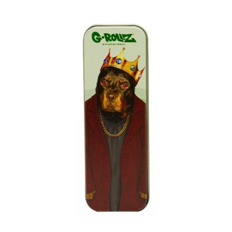 G-Rollz - Boite métal - Couronne pets rock - 12x4x2.5cm