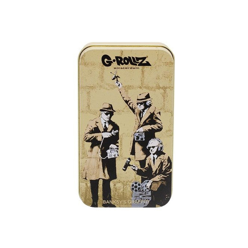 G-Rollz - Boite métal - Banksy's Graf - Spy Booth - 11,5x6,5x2.3cm