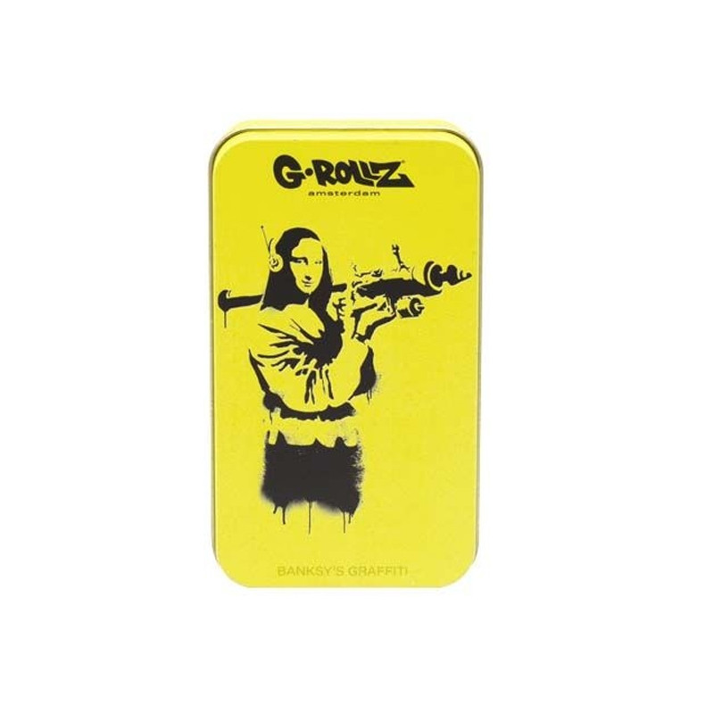 G-Rollz - Boite métal - Banksy's Graf - Mona Launcher - 11.5x6.5x2.3cm