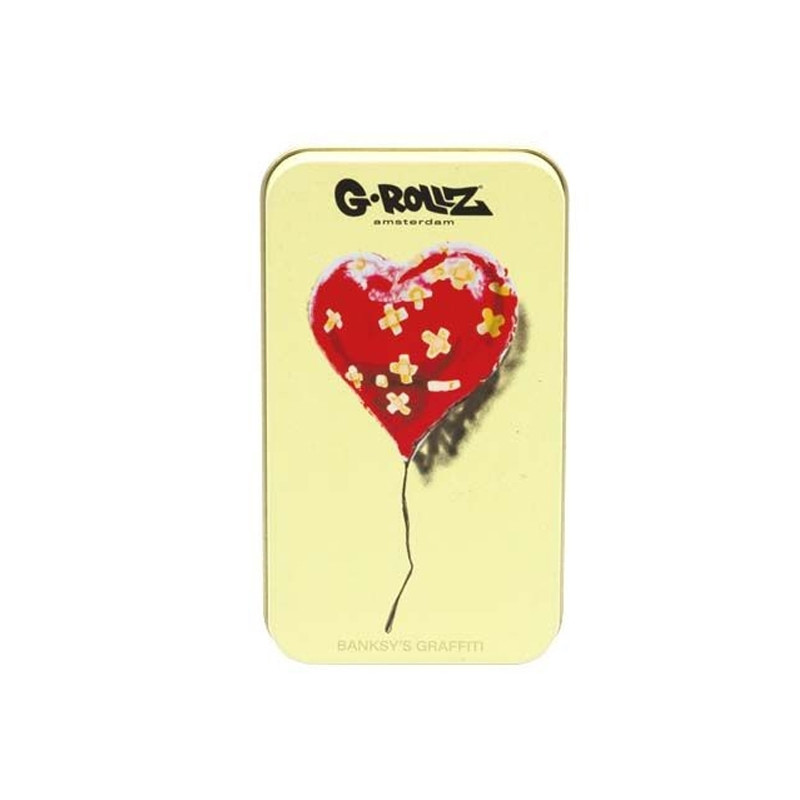 G-Rollz - Boite métal - Banksy's Graf - Cœur Pansement - 11.5x6.5x2.3cm