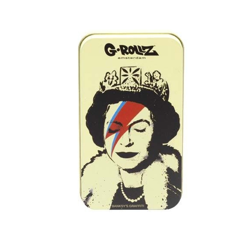 G-Rollz - Boite métal - Banksy's Graf - Lizzie Stardust - 11.5x6.5x2.3cm