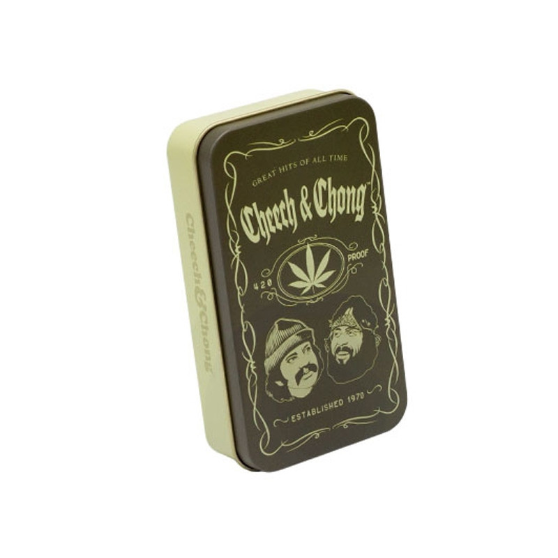 G-Rollz - Boite métal - Cheech et Chong - Médium - Foncée 420 proof - 11,5x6,5x2.3cm