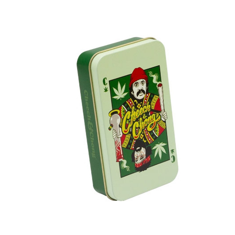 G-Rollz - Boite métal - Cheech et Chong - Médium - Carte - 11,5x6,5x2.3cm