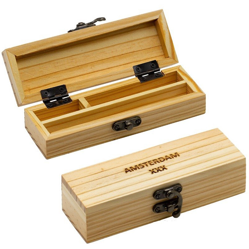 Amsterdam - Caja de madera - 4x15x5,25cm