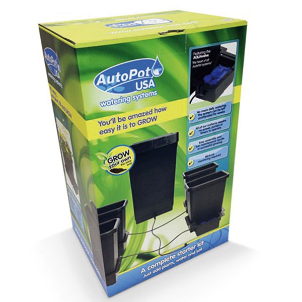 Autopot - Kit Autopot 4 pots 15L , système hydroponique sans pompe et électricité