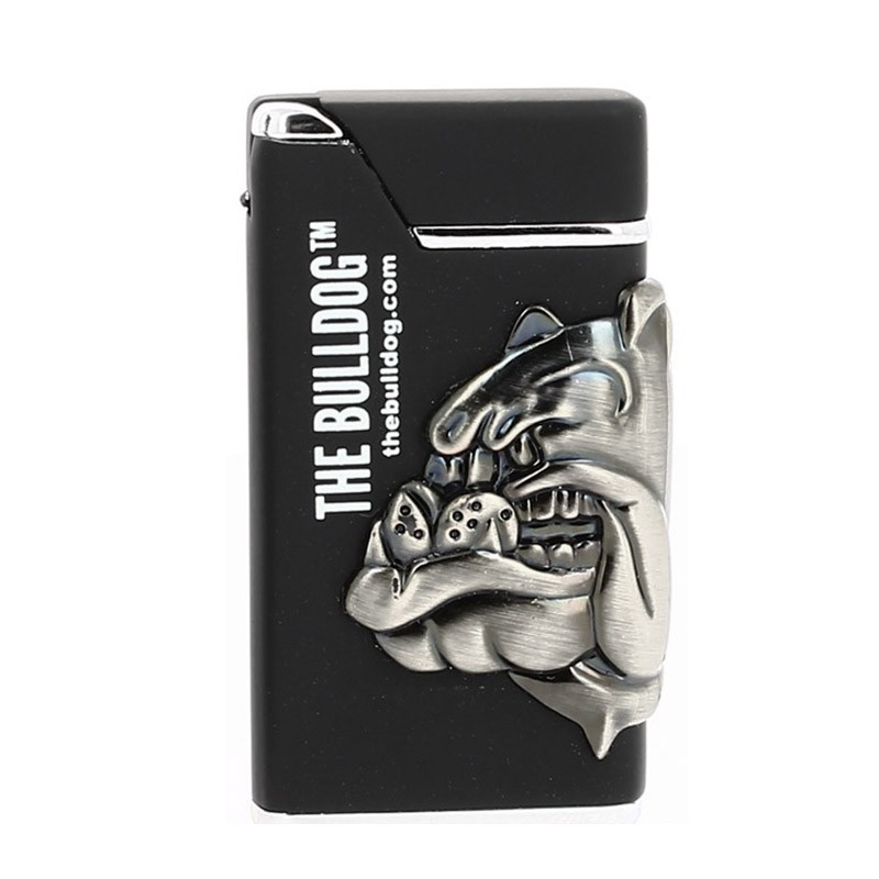 The Bulldog - Briquet Black Lighter Shinny