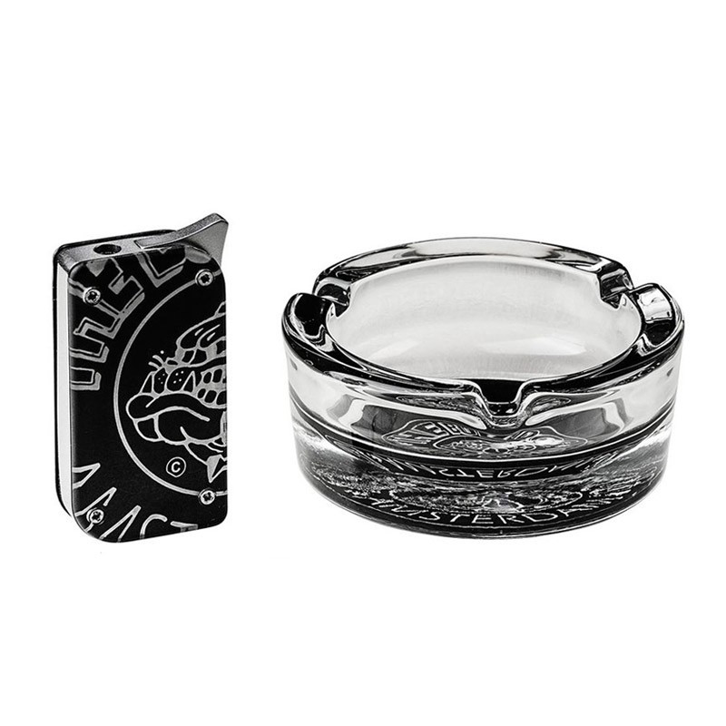 The Bulldog - Boite cadeau - Cendrier + Briquet