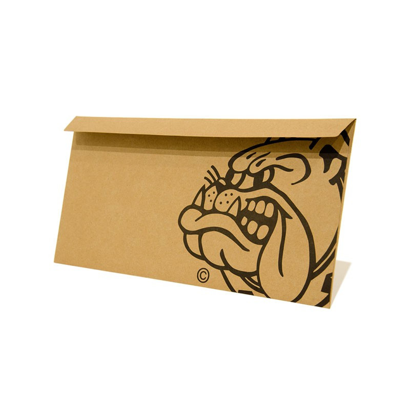 The Bulldog - Dekorative Metallplatte - Schwarz