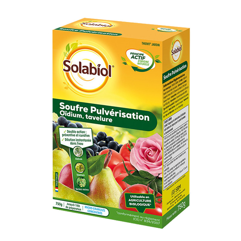 Solabiol - Soufre Pulvérisation 750g