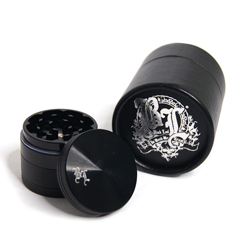 Grinder 4 part aluminium - Alu noir - 35mm