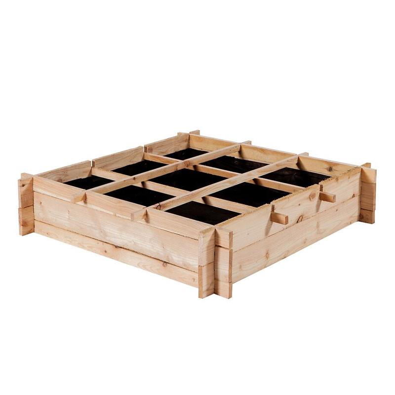 OLG France - Planed larch dome vegetable garden