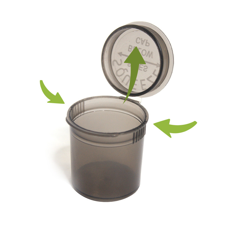Caja exprimible pop up 20ml - Negra
